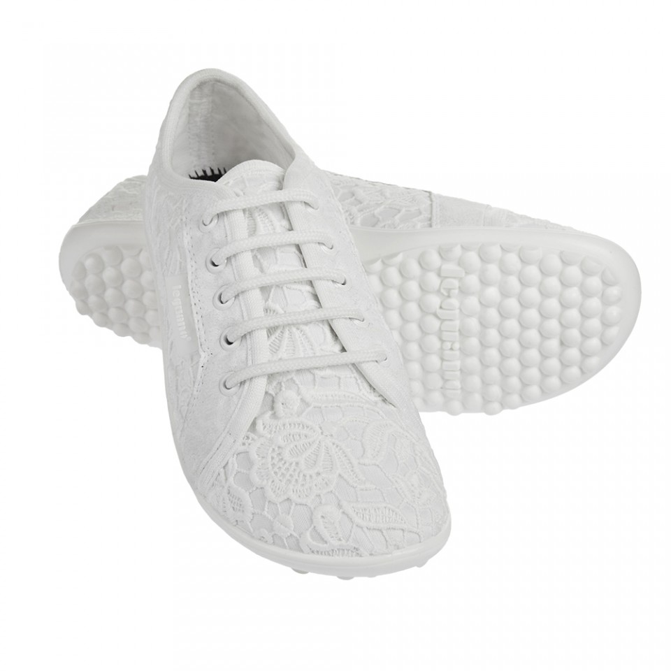 Scarpe Barefoot Leguano Amalfi, Bianco, Eleganti, Lavabili In Lavatrice, Made In Germany - 6